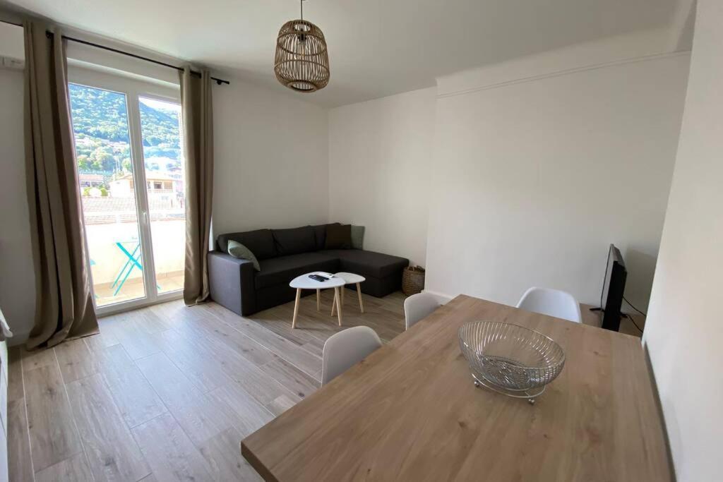 Ajaccio Charmant T2 neuf 40m2 avec balcon au Trottel wifi Clim parking plage à pieds 100m Exterior foto