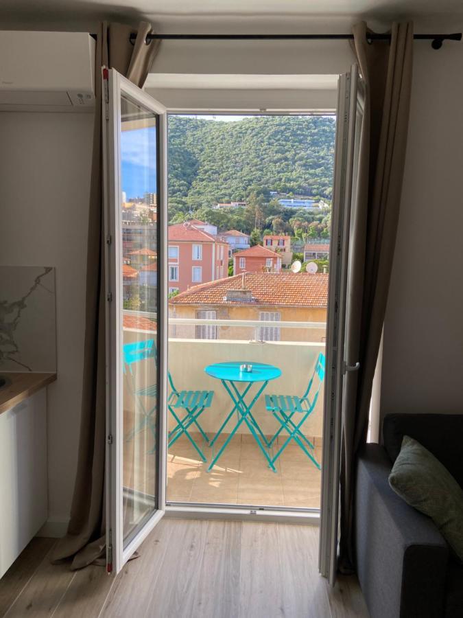 Ajaccio Charmant T2 neuf 40m2 avec balcon au Trottel wifi Clim parking plage à pieds 100m Exterior foto